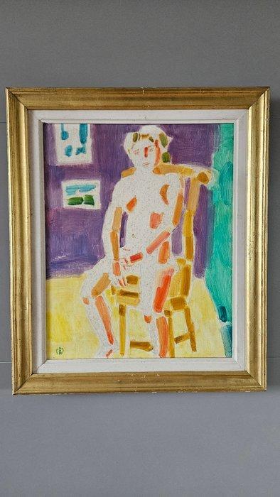 Costin Ioanid (1914-1993) - Resting Nude, Antiek en Kunst, Kunst | Schilderijen | Modern