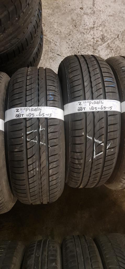 2x 185-65-15 Pirelli Zomer 7.4mm €45 Per Band 185 65 15, Auto-onderdelen, Banden en Velgen, 15 inch, Zomerbanden, 185 mm, Personenwagen