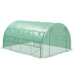 TRUUSK Foliekas Polytunnel 3,97x3x2m, Beloopbaar Met UV-besc, Verzenden, Nieuw
