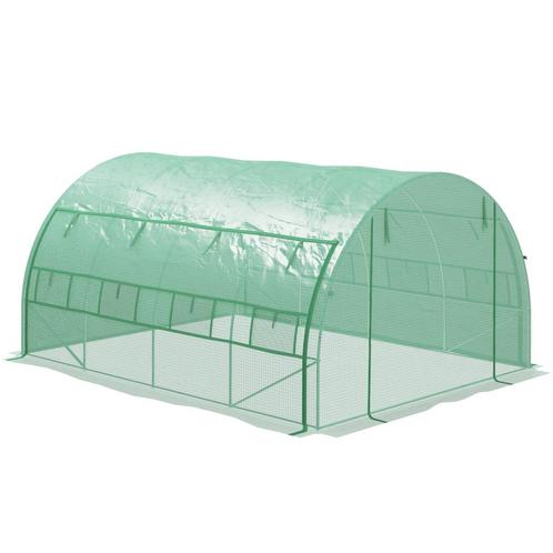 TRUUSK Foliekas Polytunnel 3,97x3x2m, Beloopbaar Met UV-besc, Tuin en Terras, Kassen, Nieuw, Verzenden