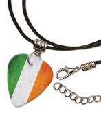 Ierse vlag plectrum ketting, sleutelhanger of oorbellen, Sieraden, Tassen en Uiterlijk, Nieuw, Ophalen of Verzenden