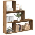 vidaXL Kamerscherm / boekenkast 123x29x123 cm hout, Huis en Inrichting, Kasten | Boekenkasten, Verzenden, Nieuw, Overige houtsoorten