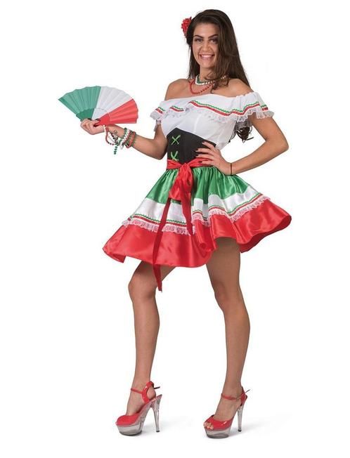 Mexicaanse Jurk Maria Sexy, Kleding | Dames, Carnavalskleding en Feestkleding, Nieuw, Ophalen of Verzenden