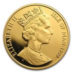 Isle of Man. 1 Crown 1999 1 oz Gold British Blue Cat Coin