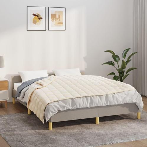 Verzwaringsdeken Lichtcreme | OP=OP | Bespaar 47%!, Huis en Inrichting, Slaapkamer | Beddengoed, Beige, Nieuw, Deken of Dekbed
