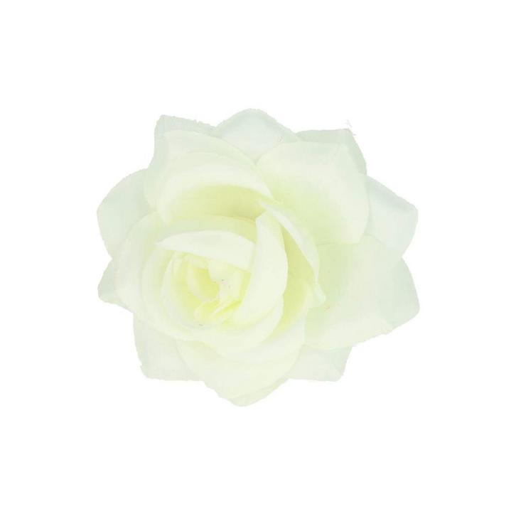 Haarspeld Duckklem 5cm – Haarbloem Roos – Creme, Sieraden, Tassen en Uiterlijk, Uiterlijk | Haarverzorging