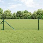 vidaXL Hexagonaal Hek Groen 0.8x10 m Staal, Verzenden, Nieuw, IJzer