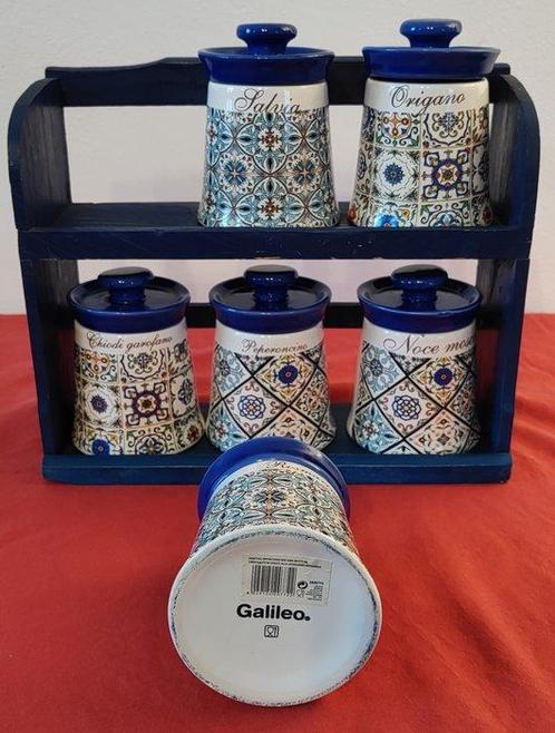 Galileo - Kruidenrek - Hout, Keramiek - Spaanse stijl, Antiek en Kunst, Curiosa en Brocante