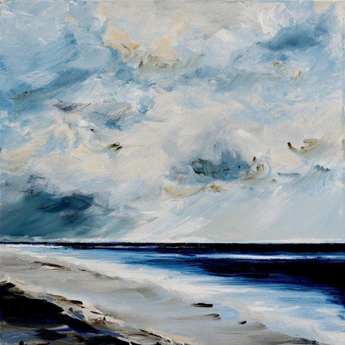 Matthieu van Riel - Dutch Sky, Dunes of Goeree, Antiek en Kunst, Kunst | Schilderijen | Modern