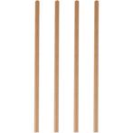 Milkshake rietjes - papier - 250mm - bruin - 2400 stuks, Ophalen of Verzenden