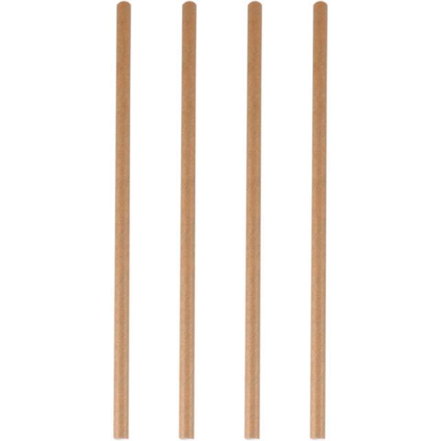 Milkshake rietjes - papier - 250mm - bruin - 2400 stuks, Zakelijke goederen, Partijgoederen en Retail | Verpakking en Verzending