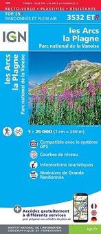 Wandelkaart 3532ETR Les Arcs / La Plagne / PN de La Vanoise, Nieuw, Verzenden