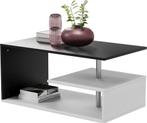 Miadomodo - Salontafel - Donker Grijs / Wit - 90x50cm - Met, Huis en Inrichting, Kasten | Computermeubels, Verzenden, Nieuw