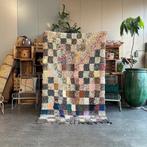 Vintage Berber katoenen tapijt - Marokkaans patchwork tapijt, Huis en Inrichting, Stoffering | Tapijten en Kleden, Nieuw