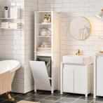 2dekans | SoBuy Badkamer Kolomkast - Hoge Kast - 3 planken -, Huis en Inrichting, Ophalen of Verzenden, Zo goed als nieuw