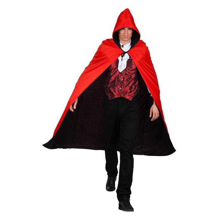 Cape Twilight Rood/Zwart, Kleding | Dames, Carnavalskleding en Feestkleding, Nieuw, Ophalen of Verzenden