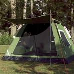 vidaXL Koepeltent 5-persoons snelontgrendeling groen, Caravans en Kamperen, Verzenden, Nieuw, Tot en met 2