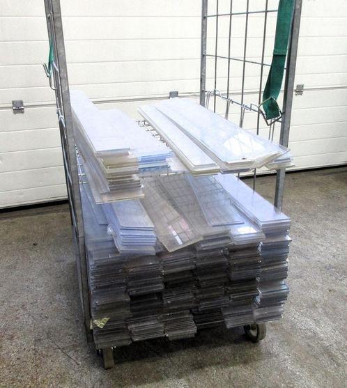 Plexiglas voorzetrand 99 x 0,5 x 9,5 cm, Zakelijke goederen, Kantoor en Winkelinrichting | Magazijn, Stelling en Opslag