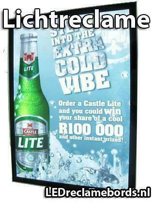 LED reclamebord - lichtreclame - display - licht krijtbord, Zakelijke goederen, Horeca | Overige, Ophalen of Verzenden