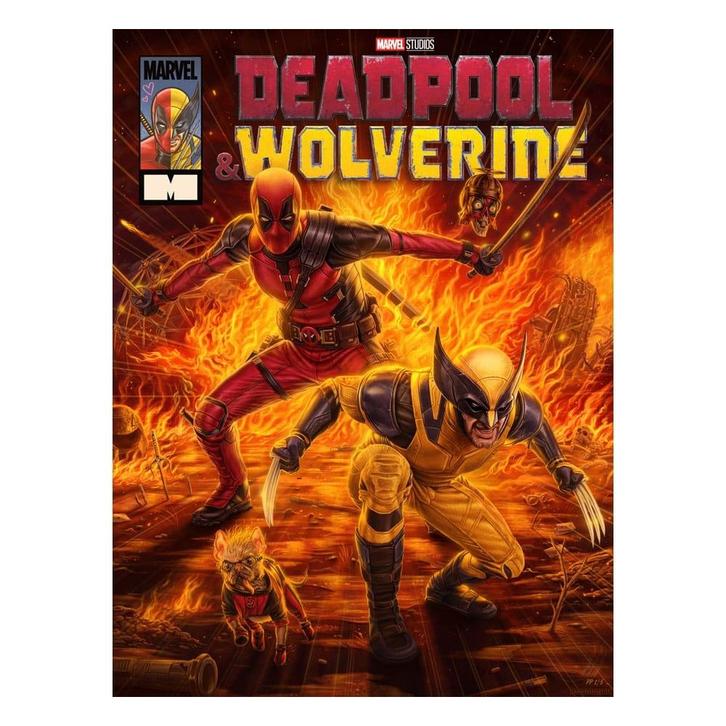 Marvel Art Print Deadpool & Wolverine 46 x 61 cm - unframed, Verzamelen, Film en Tv, Nieuw, Ophalen of Verzenden