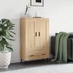vidaXL buffetkast 69,5x31x115 cm bewerkt hout sonoma, Huis en Inrichting, Verzenden, 100 tot 150 cm, Nieuw, 50 tot 100 cm