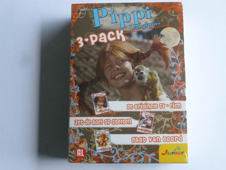 Pippi Langkous (3 DVD) Nieuw, Cd's en Dvd's, Dvd's | Tv en Series, Zo goed als nieuw, Verzenden