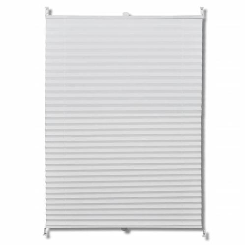 Plissejaloezie 100x200 Wit | OP = OP | Snelle Beslissers..., Huis en Inrichting, Stoffering | Gordijnen en Lamellen, Wit, Nieuw