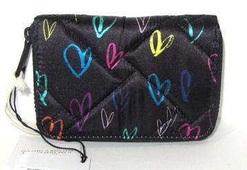 Kurt Geiger London Black Small Multicolor Hearts Wallet beschikbaar voor biedingen