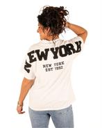Wit shirt New York van Flamant Rose, Kleding | Dames, T-shirts, Nieuw, Verzenden