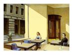 Kunstdruk Edward Hopper Sunlight in a Cafeteria 40x30cm, Verzenden, Nieuw