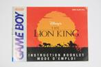 The Lion King (Manual) (GameBoy Manuals, GameBoy, Nintendo), Spelcomputers en Games, Gebruikt, Ophalen of Verzenden