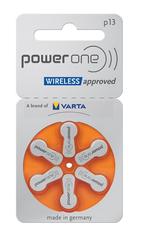 PowerOne Hoorapparaat batterij P13 oranje (6 stuks), Nieuw, Ophalen of Verzenden