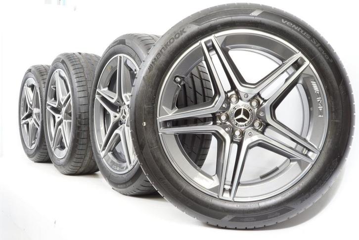 Mercedes S Klasse W223 19 inch AMG velgen +  Zomerbanden Han, Auto-onderdelen, Banden en Velgen, Velg(en), Gebruikt, 19 inch, Zomerbanden