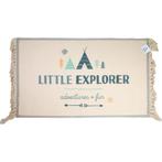 Vloerkleed - Little Explorer - 50x80 cm, Kinderen en Baby's, Kinderkamer | Beddengoed, Nieuw, Verzenden
