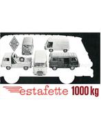 1970 RENAULT ESTAFETTE 1000 KG BROCHURE NEDERLANDS, Boeken, Nieuw, Renault, Author