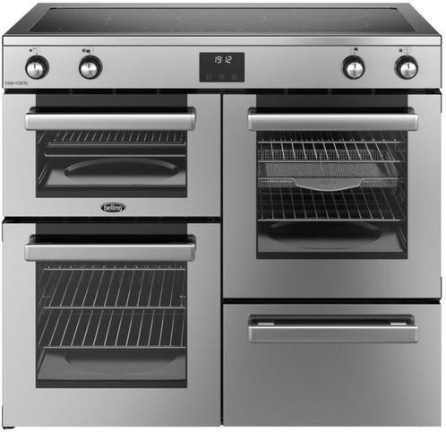 Belling COOKCENTRE 100Ei STA fornuis inductie, Witgoed en Apparatuur, Fornuizen, 60 cm of meer, Vrijstaand, 5 kookzones of meer