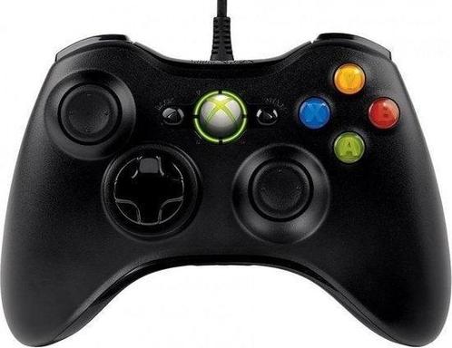 Microsoft Xbox 360 Controller Bedraad - Zwart, Spelcomputers en Games, Spelcomputers | Xbox 360, Zo goed als nieuw, Verzenden