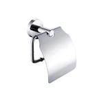 Wc-rolhouder chroom Rond met klep, Verzenden, Nieuw