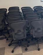 Herman Miller Aeron Remastered Bureaustoelen (Maat B), Verzenden, Zwart, Zo goed als nieuw, Bureaustoel