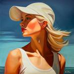 Biatturi Irina - Sophie à la plage, Antiek en Kunst