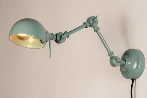 Rietveld Wandlampen - Groen - Metaal, Huis en Inrichting, Lampen | Wandlampen, Verzenden