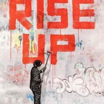 Nick Walker (1969) - Rise Up - (Red Version), Antiek en Kunst, Kunst | Schilderijen | Modern