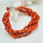 Bloedkoraal - Zilver - Armband - CORALLO MEDITERRANEO, Nieuw