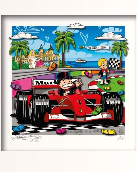 Louis Michel Krüger - Monaco Grand Prix (Mini) (3D-Artwork), Antiek en Kunst, Kunst | Designobjecten