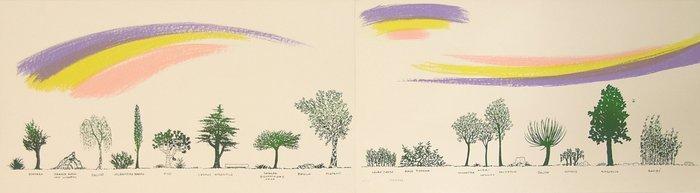 Bruno Munari (1907-1998) - Un viale di alberi diversi (, Antiek en Kunst, Antiek | Overige Antiek