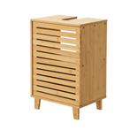 [en.casa] Bamboe wastafelonderkast Iveland 60x40x30 cm houtk, Verzenden, Nieuw