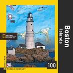 Boston Islands Mini 100 piece jigsaw puzzle, Hobby en Vrije tijd, Denksport en Puzzels, Nieuw, Verzenden