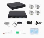 PoE beveiligingscamera set 4x AI detectie met PoE netwerkrec, Verzenden, Nieuw