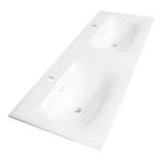 Brauer Glacier Wastafel - 120 cm - met 2 Spoelbakken en 2, Ophalen of Verzenden, Nieuw