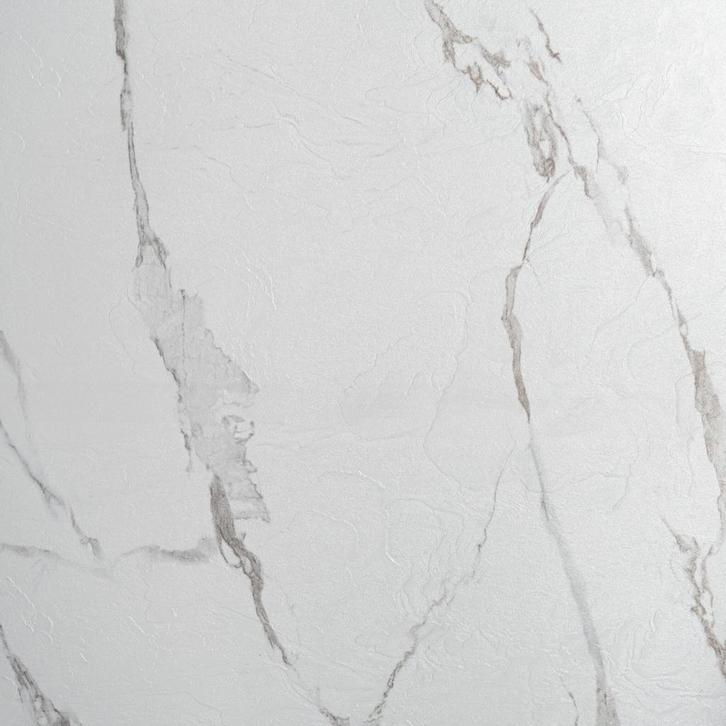 PVC Wandpaneel - Afimera - Calacatta Marmer Wit Grijs Mat, Huis en Inrichting, Woonaccessoires | Wanddecoraties, Nieuw, Ophalen of Verzenden
